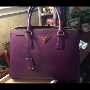 💯SOLD Authentic Prada Bauletto Saffiano Satchel
