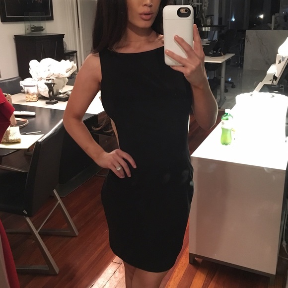 Black Backless Cocktail Dress