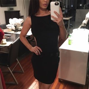 Black Backless Cocktail Dress