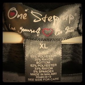 Stylish New Black & Gray Striped Top