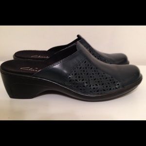 New Clarks Blue Leather Loafer Shoes