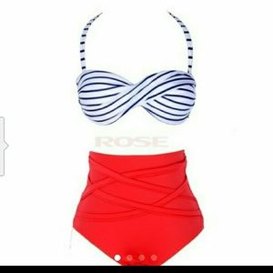 Vintage style 2 pc swimsuit