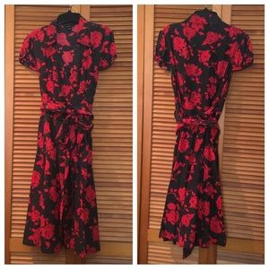 Victoria's Secret Catalog Wrap Dress 100% Silk