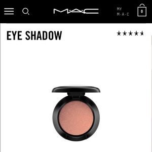 MAC Eyeshadow. Color: Expensive Pink Veluxe Pear