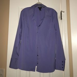 Dress shirt in cobalt blue