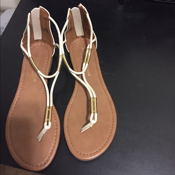 Tan sandals