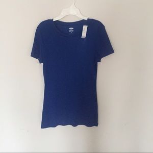 Blue Fitted Top