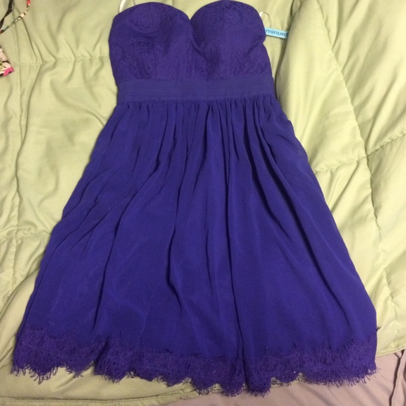Deep purple minuet dress