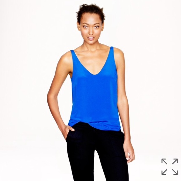 J. Crew Cate Cami in Blue