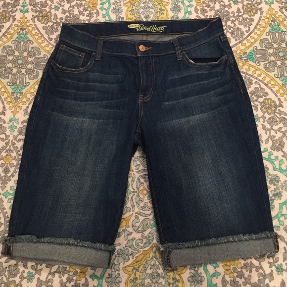 Old navy sweetheart denim Bermuda shorts