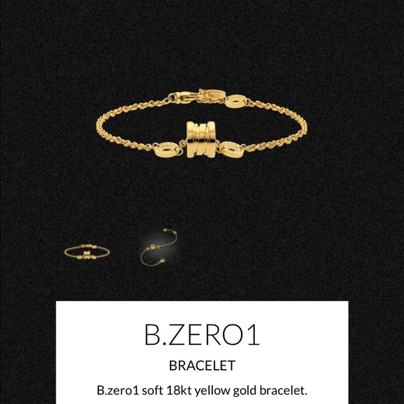 Bvlgari Jewelry 18k Yellow Gold B.ZERO1 Bracelet - Size M/L  BVLGARI Bzero1 soft 18k bracelet