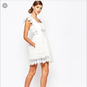 SELF-PORTRAIT
Frilled A-Line Dress