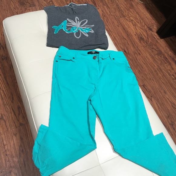 XL Aero T-shirt with size 16 capris