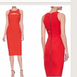 Milly Red Dress sold out, super flattering ❤️