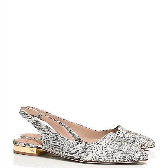 Tory Burch Sling Back Pointed Flats