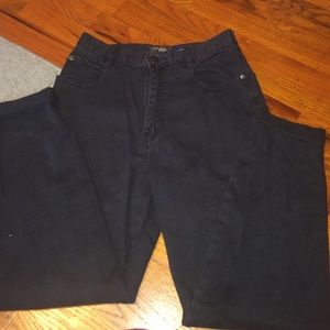 Vintage black mom jeans