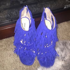 Brand New Steve Madden Fringe Heels