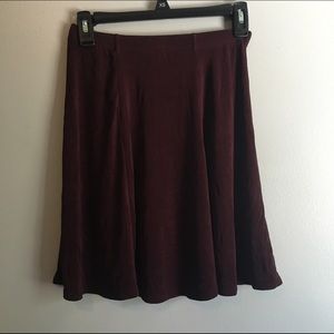BCBG burgundy skirt