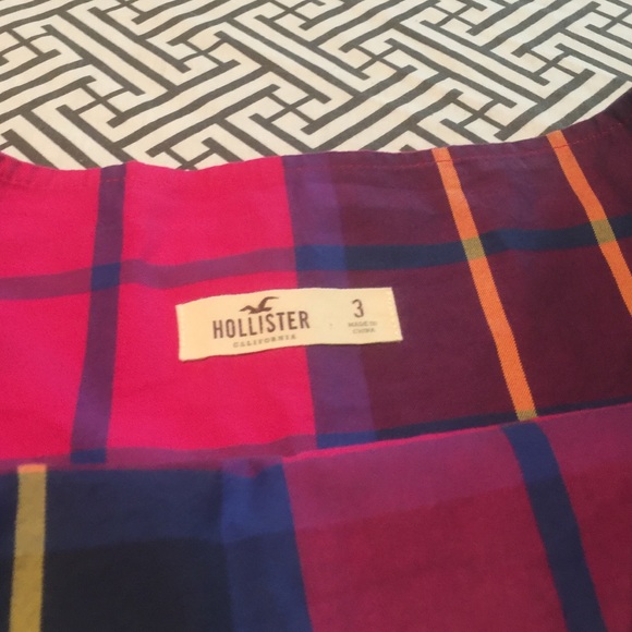 Sz 3 Hollister school girl plaid skirt - Picture 3 of 4