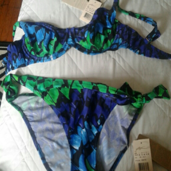 Two piece bathing suit