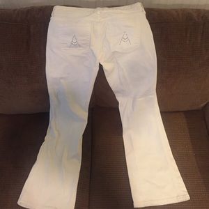 7 for mankind size 29 white jeans