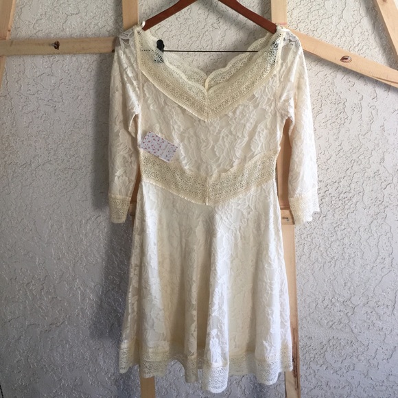 Free People Dresses & Skirts - Brand new . Royal style Free people lace dress