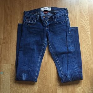 Dark blue Hollister skinny jeans