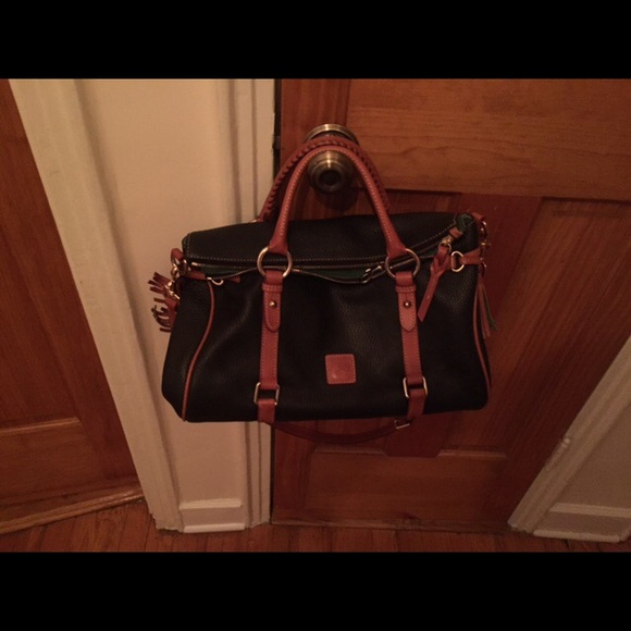 Rooney & Bourke PEBBLE GRAIN SMALL SATCHEL.