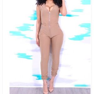 New nude colored jumpsuit