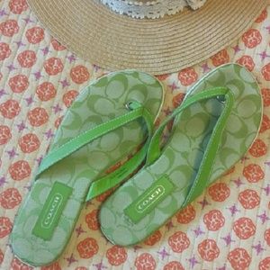 COACH flip flops