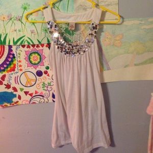 Sequin tank top