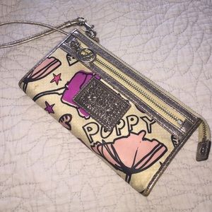Coach Poppy Wristlet