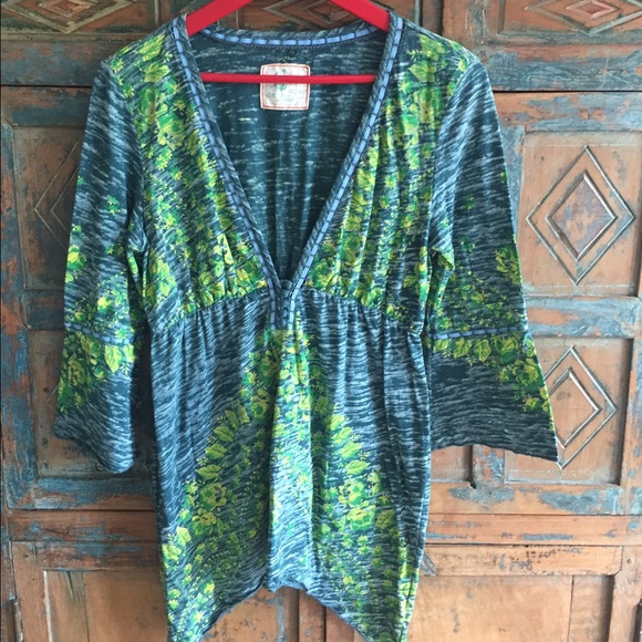 Free People Long Sleeve Blouse