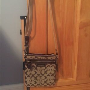 Authentic Coach cross body bag