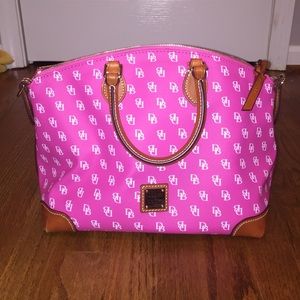 Dooney and Bourke hot pink leather purse