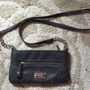 Nine West Faux Leather Cross-Body/Clutch