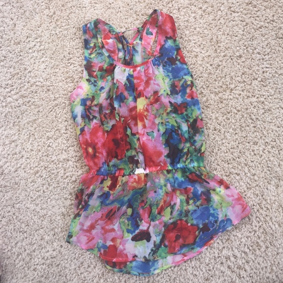 Floral Tank