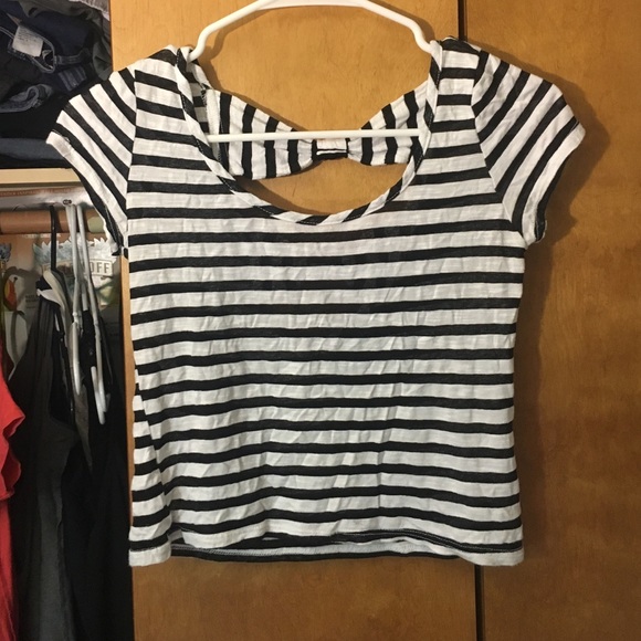 Striped Crop Top