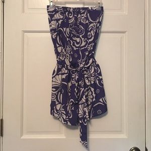 Lilly Pulitzer strapless romper