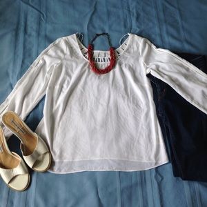 Thalia Sodi White Blouse