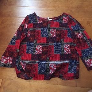 Japna long sleeve flowy top