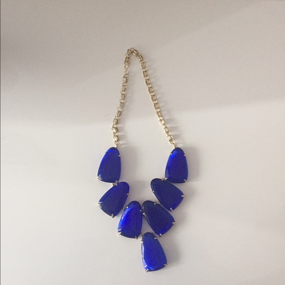 Kendra Scott Harlow Statement Necklace in Cobalt