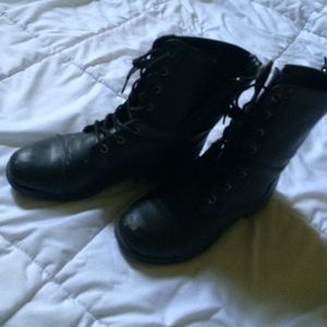 Black Combat boots
