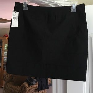 Stretchy, Black Mini Skirt