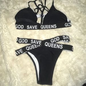 God Save Queens Bathing Suit