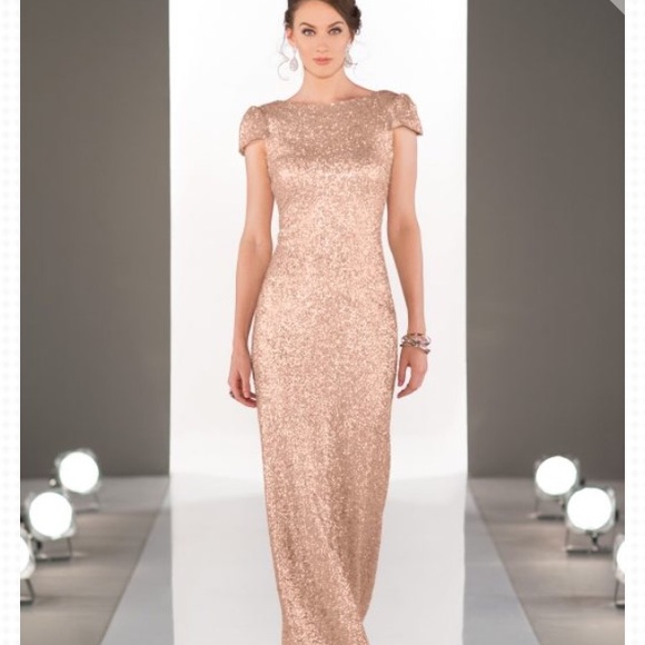 Rose gold gown