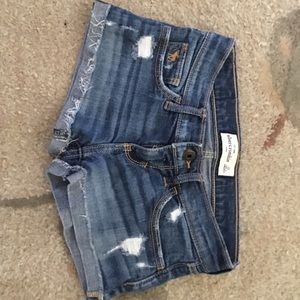 Abercrombie kids jean shorts
