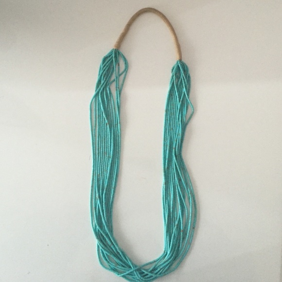 VINTAGE Hand Crafted African turquoise necklace