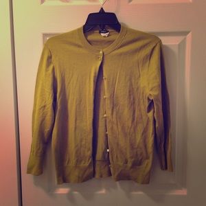 JCrew Green Cardigan.