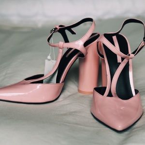Zara pink heels